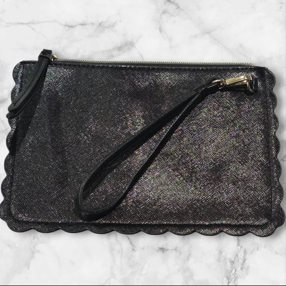 Victoria's Secret Black and Pink Wristlet Clutch- B83 - Picture 3 of 6